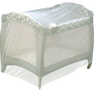 Jeep Universal Size Pack N Play Mosquito Net Tent, White